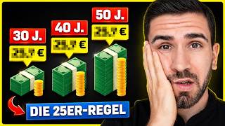 Wie viel GELD sollte man BIS WANN gespart haben? Die 25er-Regel 💡
