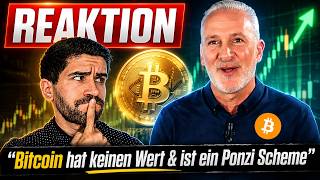"Bitcoin hat keinen Wert & ist ein Ponzi Scheme" - Reaktion auf @Peter Schiff 🧐