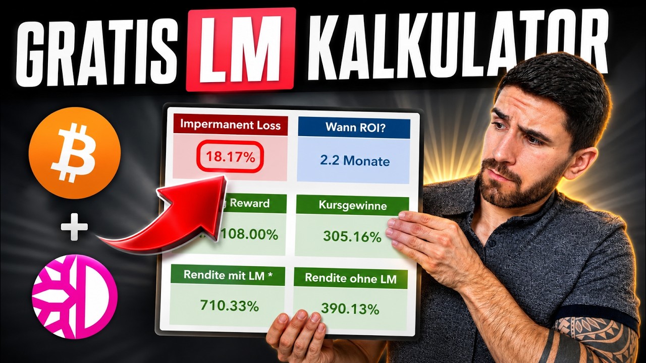 Video: Liquidity Mining Kalkulator | Einfach erklärt + Download [kostenlos] ✔️