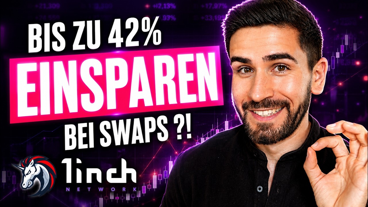 Video: Am GÜNSTIGSTEN Krypto nachkaufen | 1inch einfach erklärt 🔥