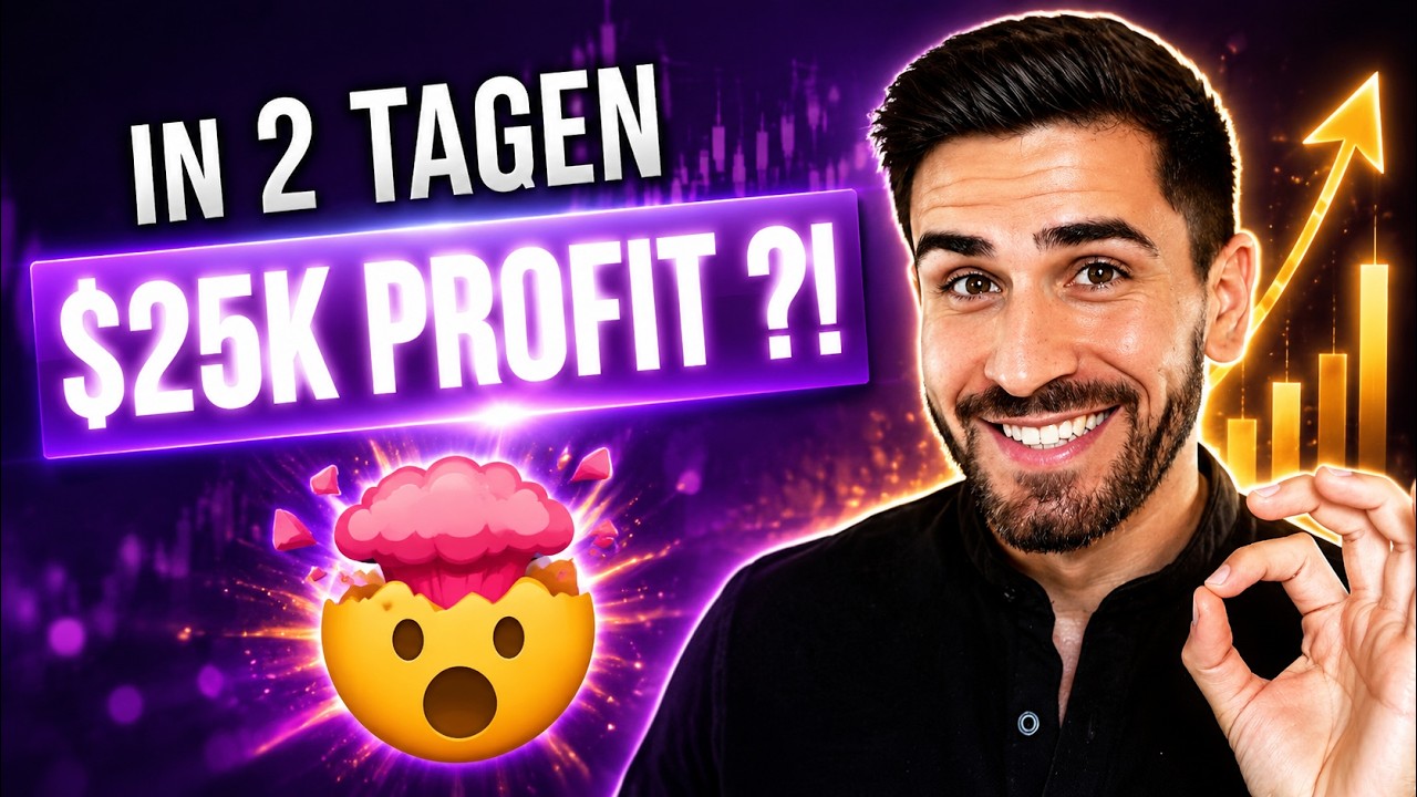 Video: UNERWARTETE $25k Profit | Meine TRADES tiefer erklärt 🤯