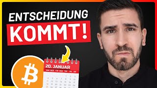 Bitcoin Marktupdate: Crash zu Trumps Amtseinführung? 👀