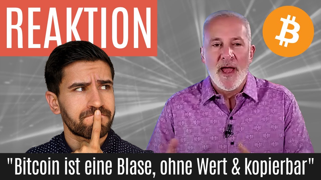 Video: "Bitcoin ist eine Blase, ohne Wert & kopierbar" - Reaktion auf @Peter Schiff 🤓