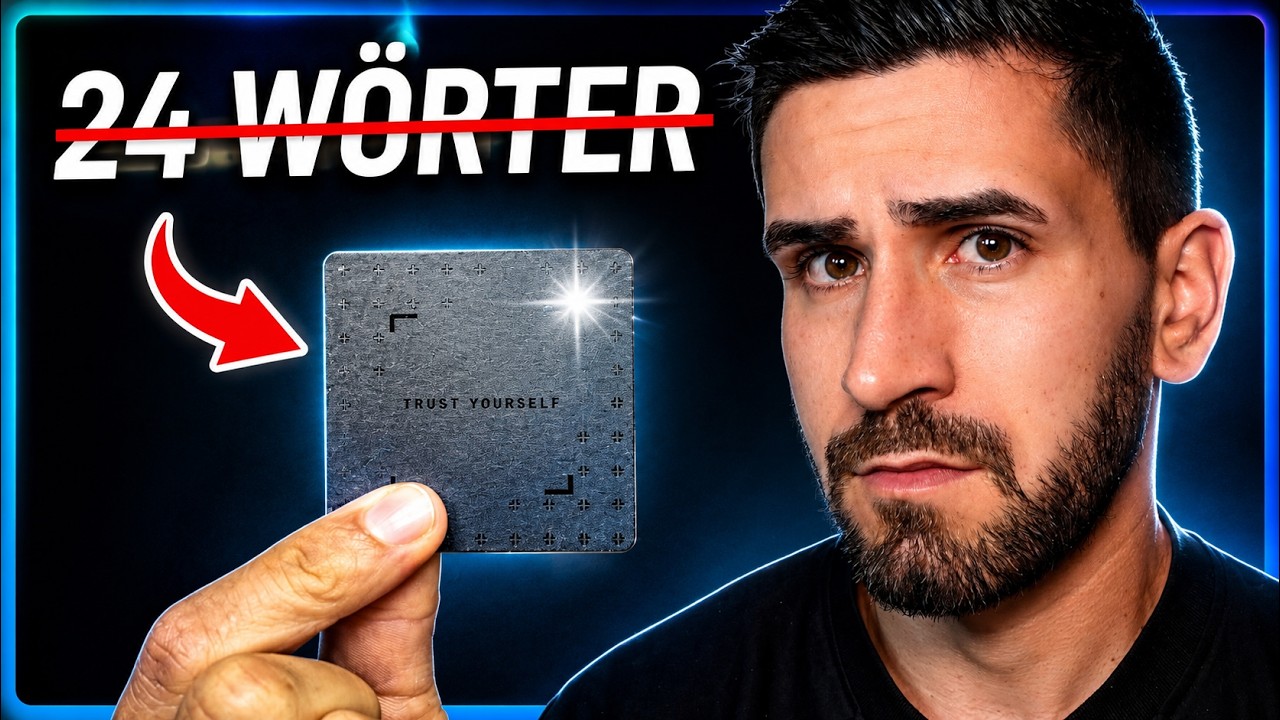 Video: Seed Phrase aufschreiben war gestern! Ledger Recovery Key 🔑