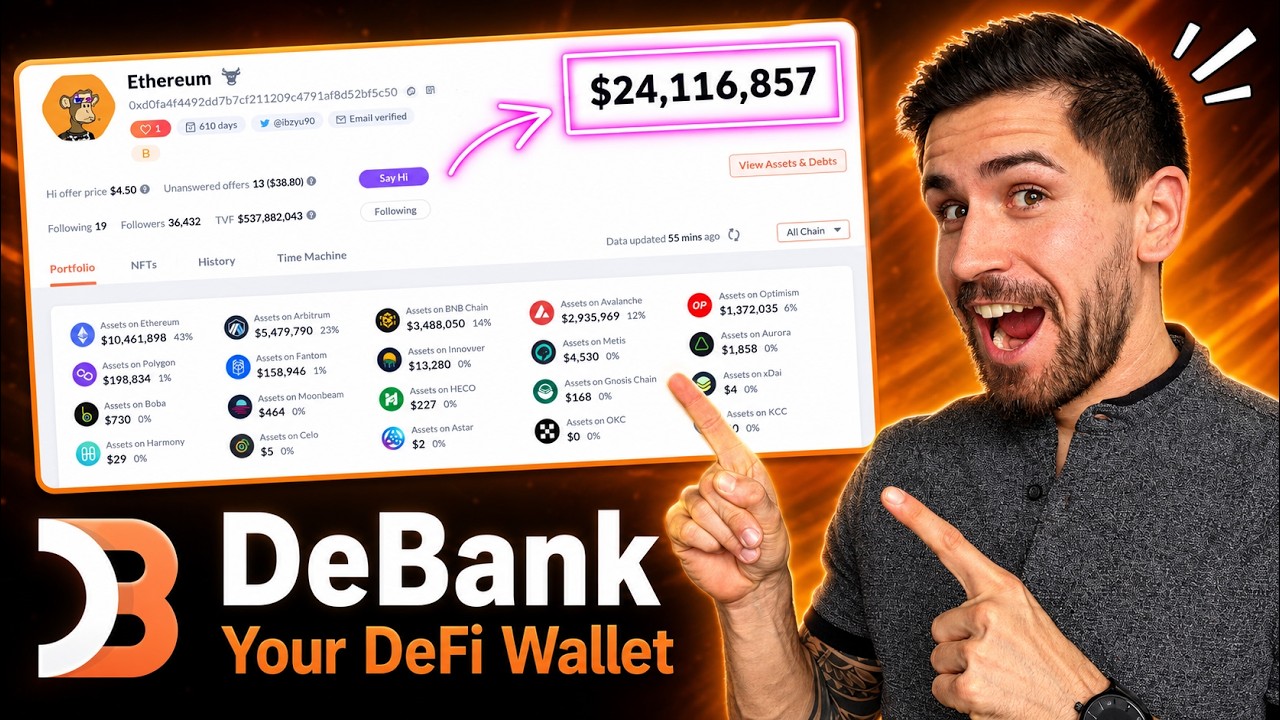 Video: Beste Portfolio-Übersicht für Kryptowährungen | DeBank Tutorial 💡