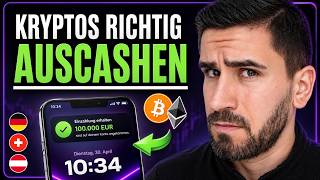 Kryptos auscashen | Vergleich: Swissmoney, Revolut, DFX, Kraken 💡