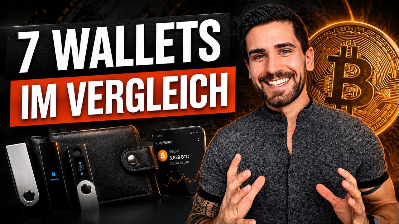 Video: 7 Wege Bitcoin zu lagern im Vergleich | Das sicherste Wallet 😇