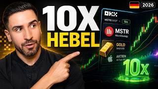 MSTR, Gold und Aktien mit 10x Hebel traden | OKX Tutorial [🇩🇪 2026]